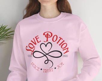 Couples Love Sweatshirt, Gift for Boyfriend, Matching Couples Outfit, Unisex Pullover, Gift for Girlfriend, Lovers Valentines Day Sweater