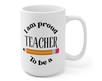 Back to School Teacher Coffee Mug, Teacher Retirement Thank You Gift, Mug For High School Teacher, Student Teacher Gift, Gift for Colleagues