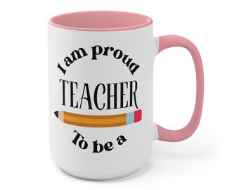 Best Teacher Coffee Mug, Unique Teacher Appreciation Gift, Back to School Coffee Lover Mug, Gift For New Teacher, Cute Ceramic Hot Cocoa Cup