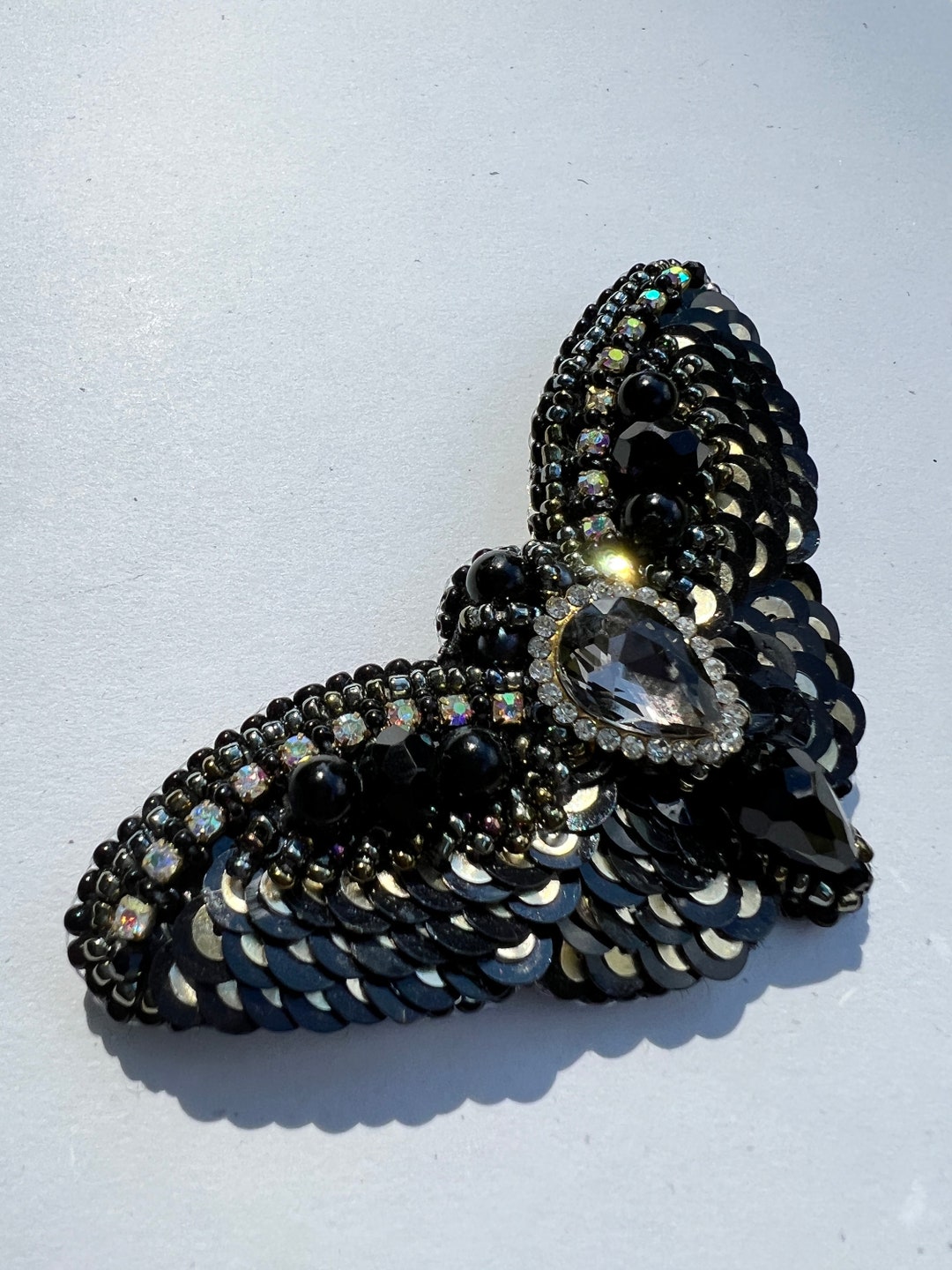 Handmade Brooch Beaded Butterfly Brooch Brooches Brooch Pin Etsy