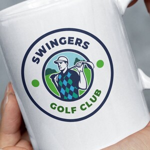 Funny Golfers Coffee Mug with Swingers Golf Club Design - Great Holiday Gift Idea | Golf mug | Golf Dad | Golf gifts | Golf Design