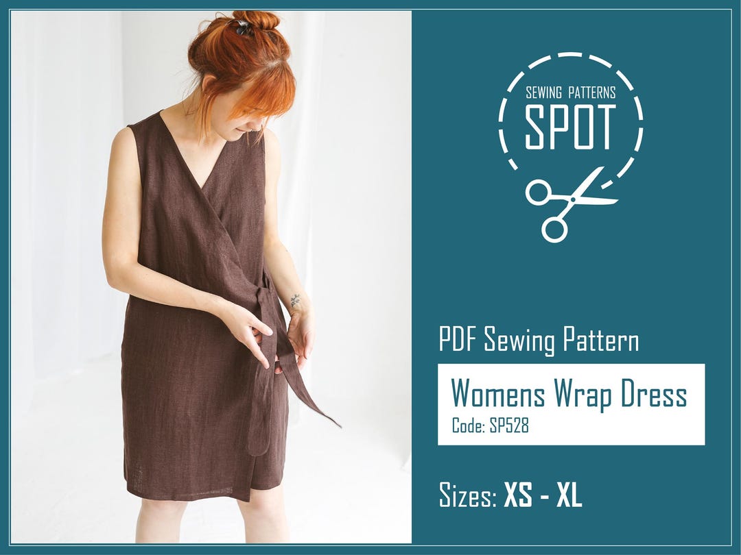 linen wrap dress sewing pattern TOP 10 INDIE SUMMER WRAP DRESS SEWING PATTERNS The Fold Line