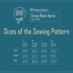 Linen Crossback Apron Sewing Pattern, S-XL (PDF Pattern) - Etsy