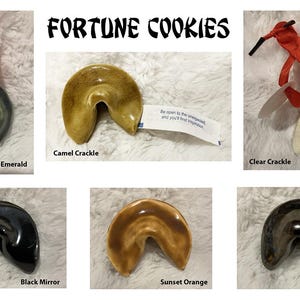 Ceramic Fortune Cookies
