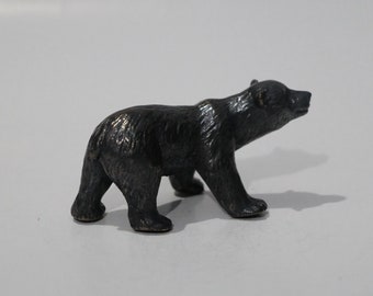 Sculpture d'ours grizzli - Statue d'ours - Figurine d'ours grizzly - Statue d'ours grizzli - Figurine d'ours - Statue d'ours en bronze - Sculpture d'ours