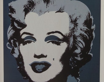 Stampa Fine Pop Art in edizione limitata - Marylin Monroe, Andy Warhol, firmata e numerata