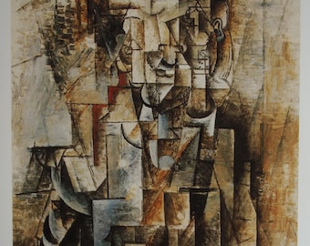 【送料0円】 Fine Cubist Limited Edition Print - Cubism Period Portrait ジャケット・アウター