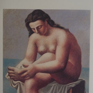 Fine Cubist limited edition print - Blue period portrait of a woman, Pablo Picasso, signed & numbered