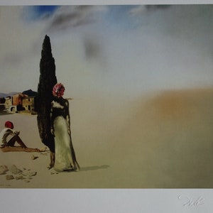 Fine Surrealist limited edition print, Salvador Dali, signed & numbered in pencil