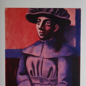 Fine Cubist limited edition print - portrait of a woman, Pablo Picasso, signed & hand numbered
