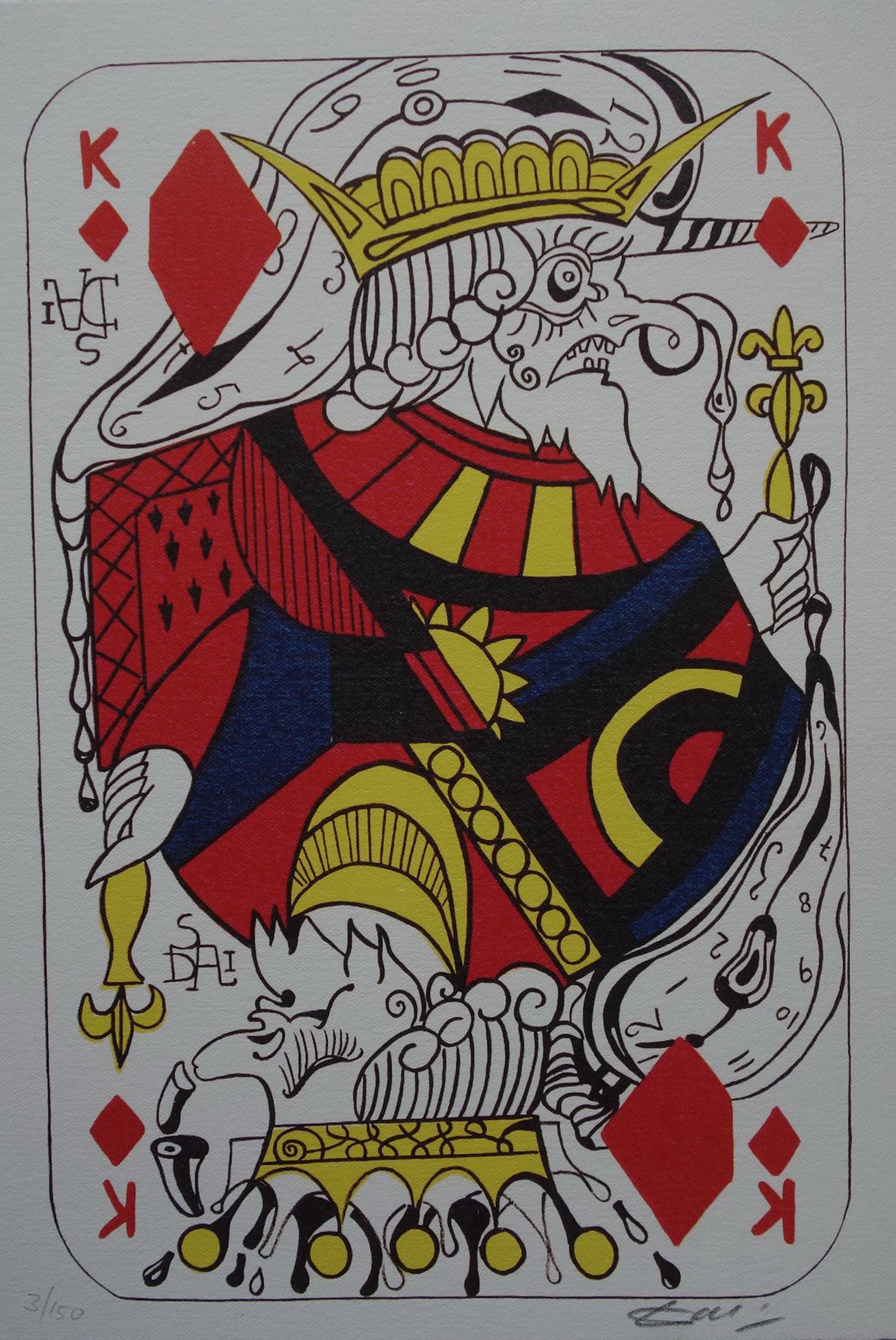 Salvador dali playing cards - Etsy 日本