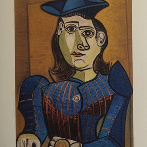 Fine Cubist limited edition print - portrait of a woman, Pablo Picasso, signed & hand numbered