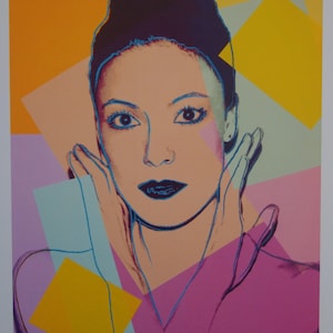 Fine Pop Art limitierte Auflage – Celebrity Portrait Serie, Andy Warhol, signiert & gestempelt