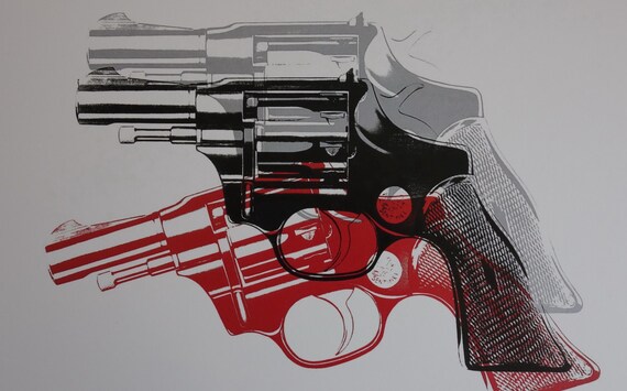 Fine Pop Art Limited Edition Trial Print – Gun Series, Andy Warhol