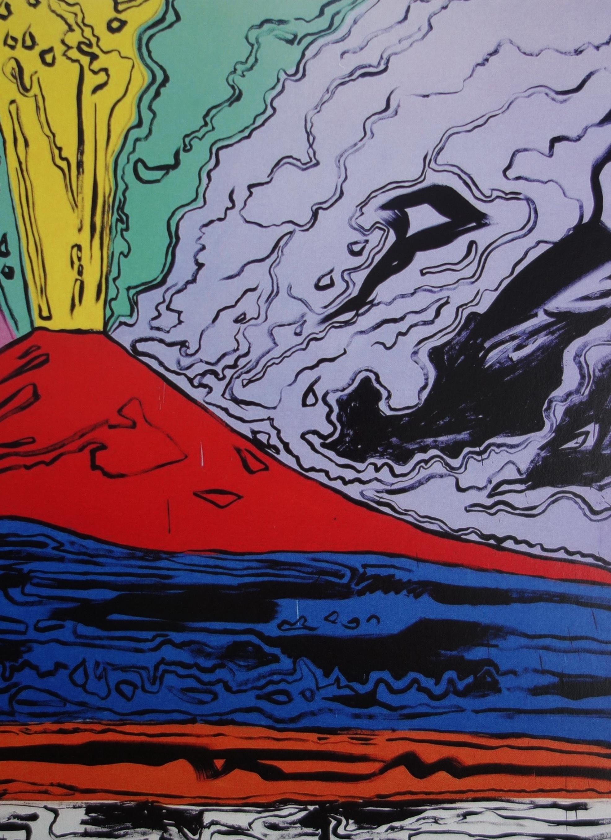 Fine Pop Art Limited Edition Print – Vesuvius, Andy Warhol, Signed