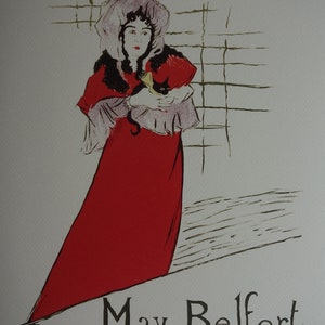 Tirage Fine Art Deco Post impressionniste en édition limitée, Henri de Toulouse-Lautrec, signé & numéroté