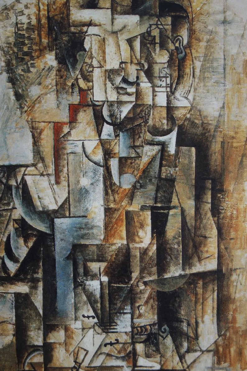 Fine Cubist Limited Edition Print - Cubism Period Portrait - Pablo ...