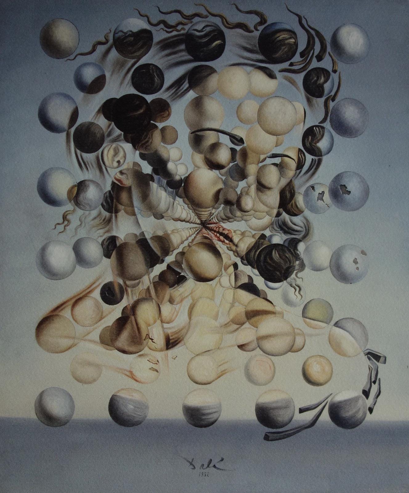 限定版のシュルレアリスムの素晴らしいプリント - ガラの肖像