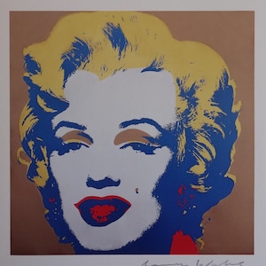 Fine Pop Art limited edition print – Marylin Monroe, Andy Warhol, signed & numbered