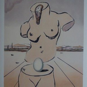 Fine Surrealist limited edition print, Salvador Dali, signed & numbered in pencil