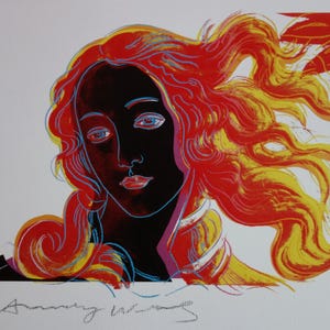 Feiner Pop Art limitierter Druck, Renaissance Altmeister Andy Warhol, signiert & nummeriert