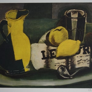 Fine Cubist limited edition print – still life, Georges Braque, signed & numbered