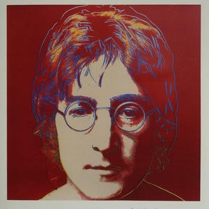 Fine Pop Art Andy Warhol limited edition print – John Lennon, signed Trial proof