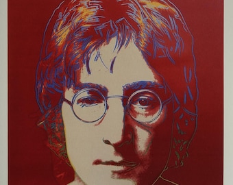 素晴らしいポップアート ビートルズ レノン 限定版シルクスクリーン