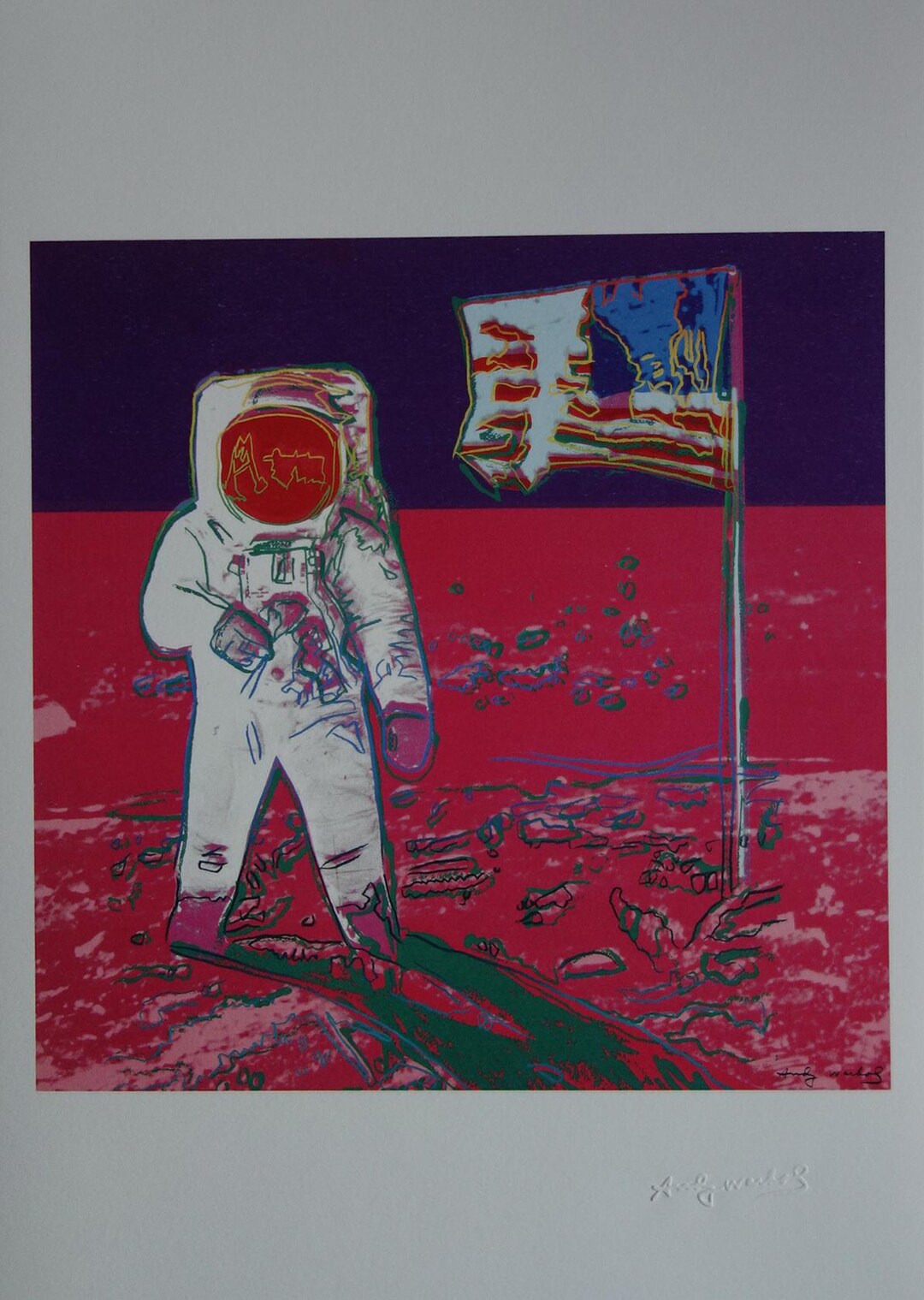 Fine Pop Art Limited Edition Print – Astronaut, Andy Warhol, Signed ...