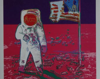 Fine Pop Art limited edition print – Astronaut, Andy Warhol, signed & numbered
