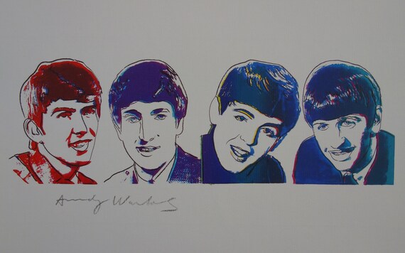 Beatles Pop Art Andy Warhol