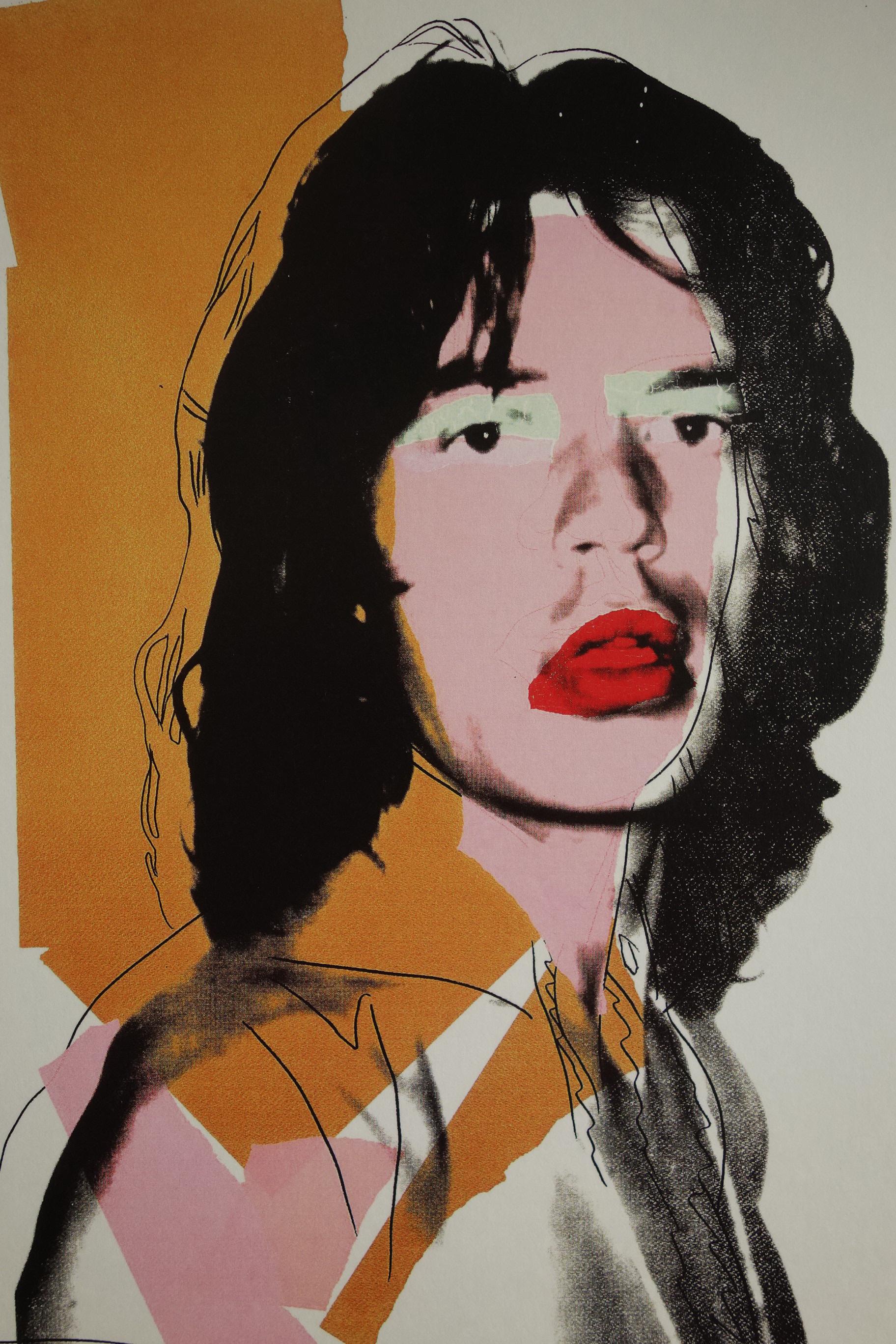 Fine Pop Art Andy Warhol Limited Edition Print – Mick Jagger