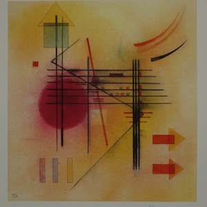 Fine limited edition print – Abstract composition,  Wassily Kandinsky, signed & numbered
