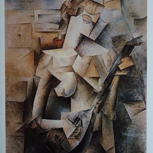 Fine Cubist limited edition print - Cubism period portrait - femme, Pablo Picasso, signed & stamped