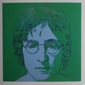 Fine Pop Art Andy Warhol limited edition print – John Lennon, signed Trial proof