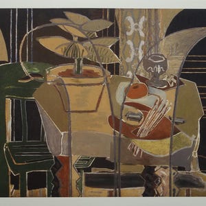 Fine Cubist limited edition print – still life, Georges Braque, signed & numbered