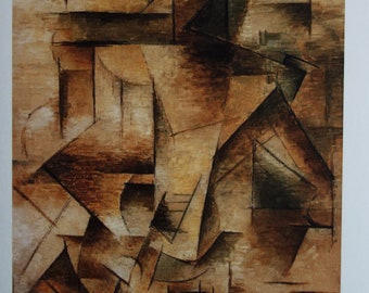 Fine Cubist limited edition print - Cubism period portrait - femme, Pablo Picasso, signed & stamped