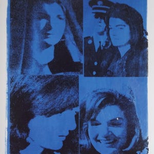 Limitierter Pop Art Kunstdruck – Jackie Kennedy, Andy Warhol, signierter Probebeweis