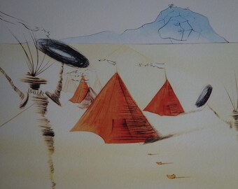 サルバドール・ダリの限定版プリント、鉛筆でサインと番号入り - Etsy 日本