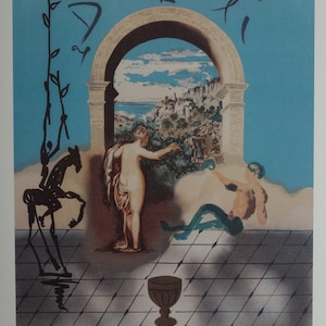 Fine Surrealist limited edition print, Salvador Dali, signed & numbered in pencil