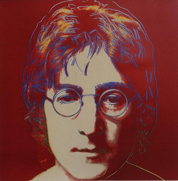 Fine Pop Art Andy Warhol Limited Edition Print – John Lennon