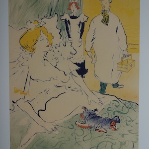 Fine Art Deco Post impressionist limited edition print, Henri de Toulouse-Lautrec, signed & numbered