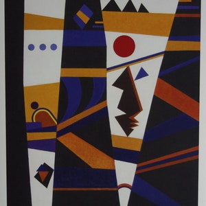 Fine limited edition print – Abstract composition,  Wassily Kandinsky, signed & numbered