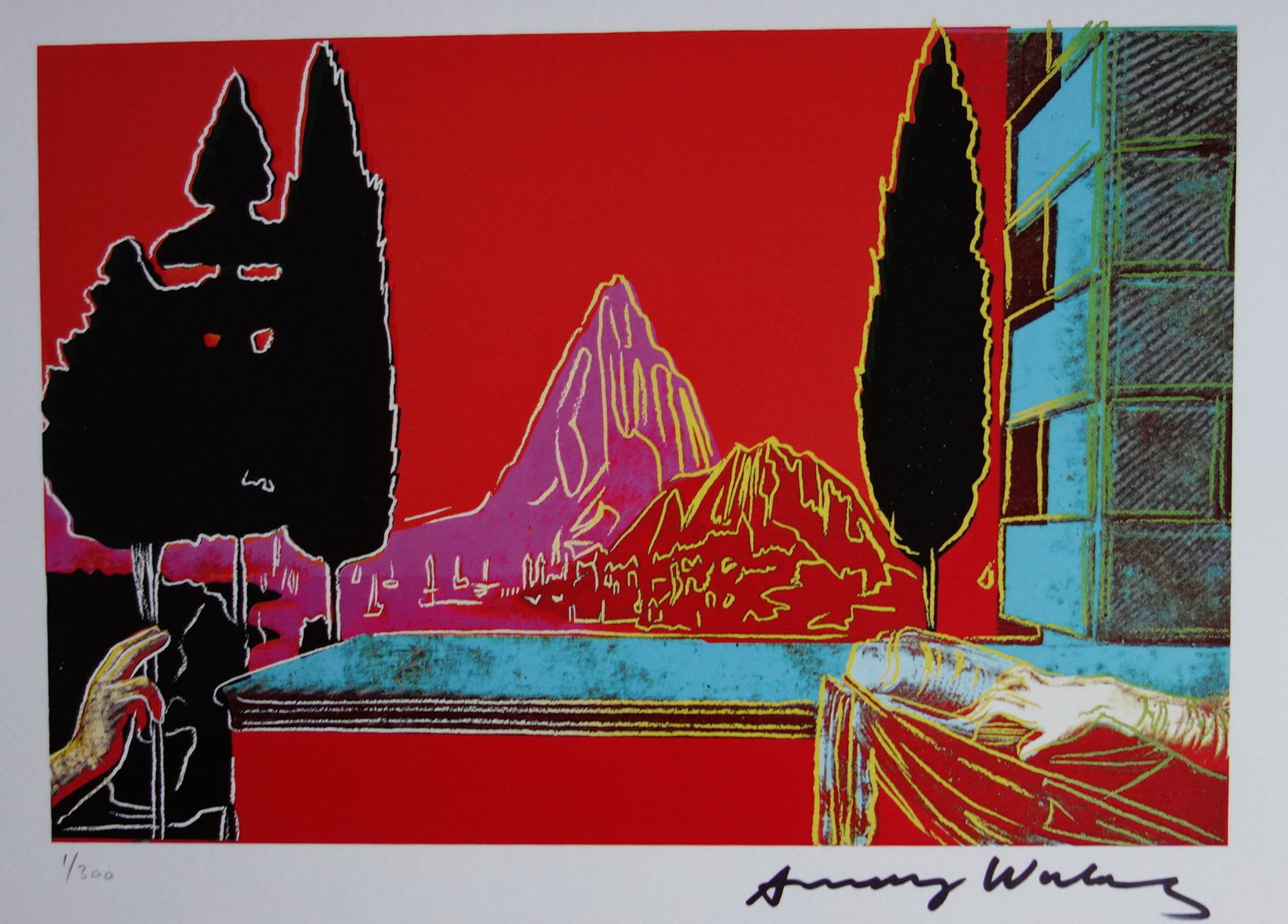 Fine Pop Art Limited Edition Print - Landscape, Andy Warhol