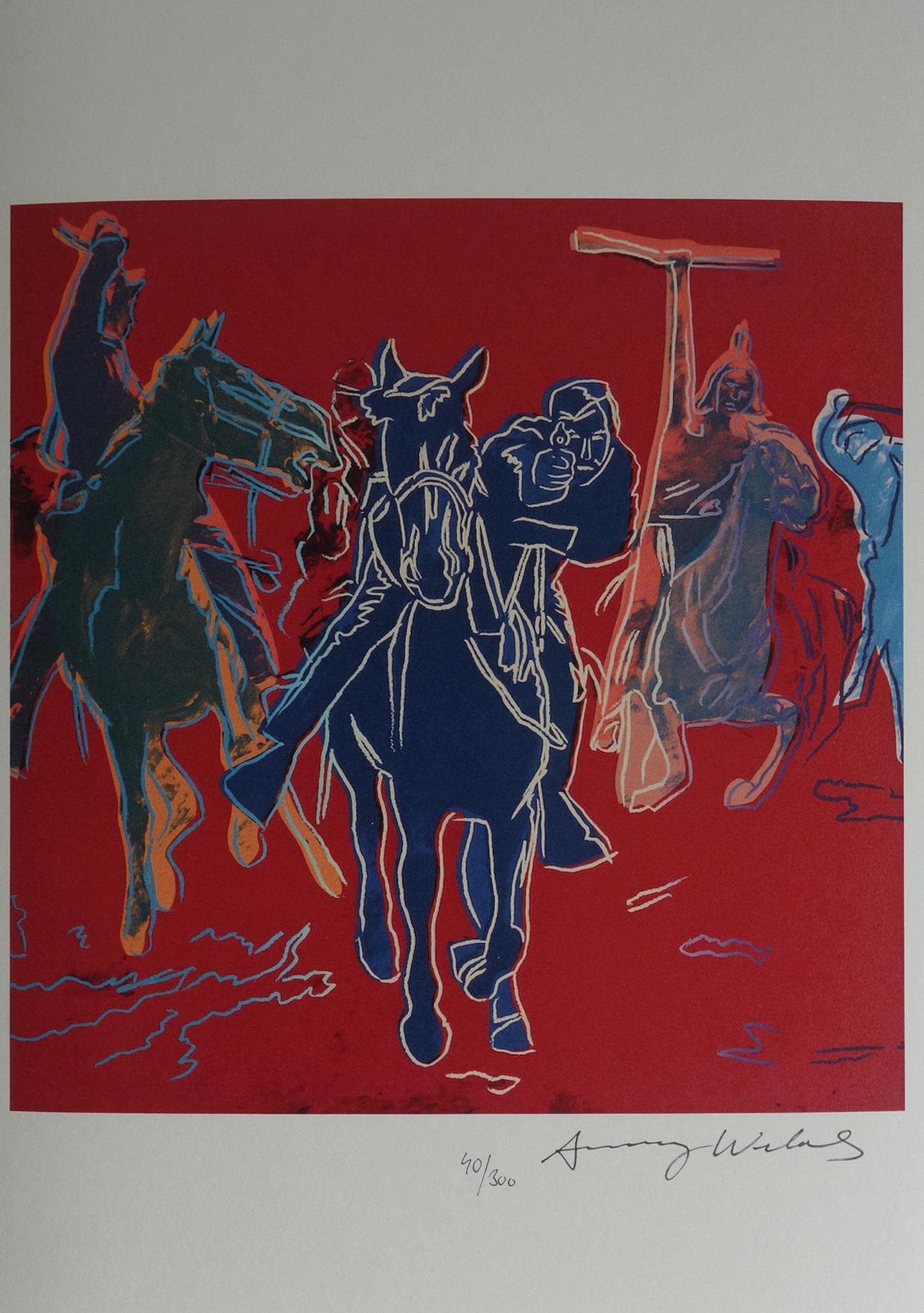 Fine Pop Art Limited Edition Print - Western Cowboys, Andy Warhol