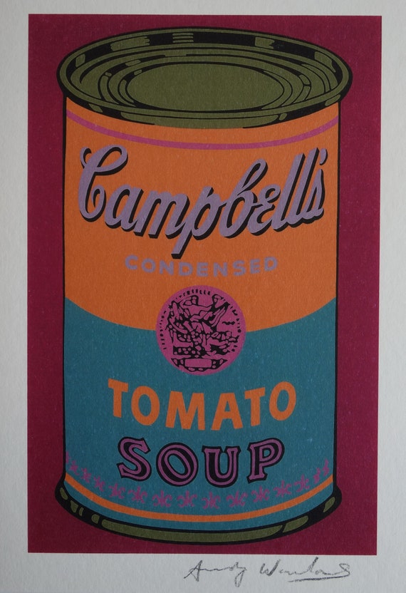 Fine Pop Art Limited Edition Print Campbells Soup Can Andy - Etsy