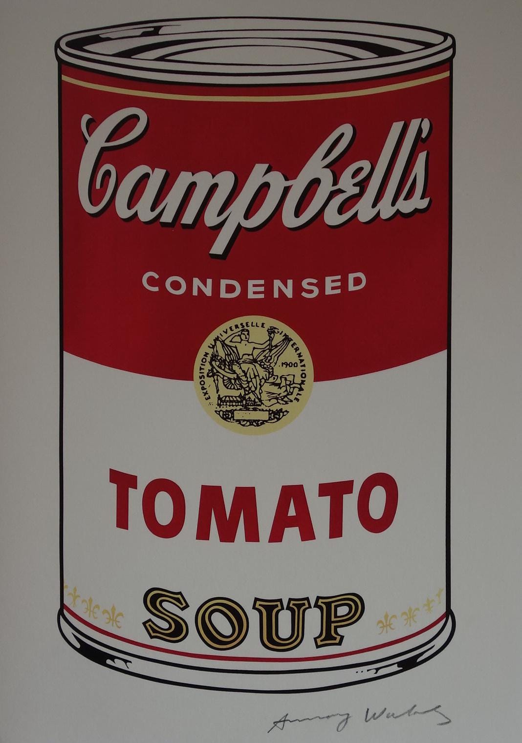 Fine Pop Art Limited Edition Print – Campbell’s Soup Can, Andy Warhol ...
