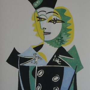 Fine Cubist limited edition print - portrait of a woman, Pablo Picasso, signed & numbered