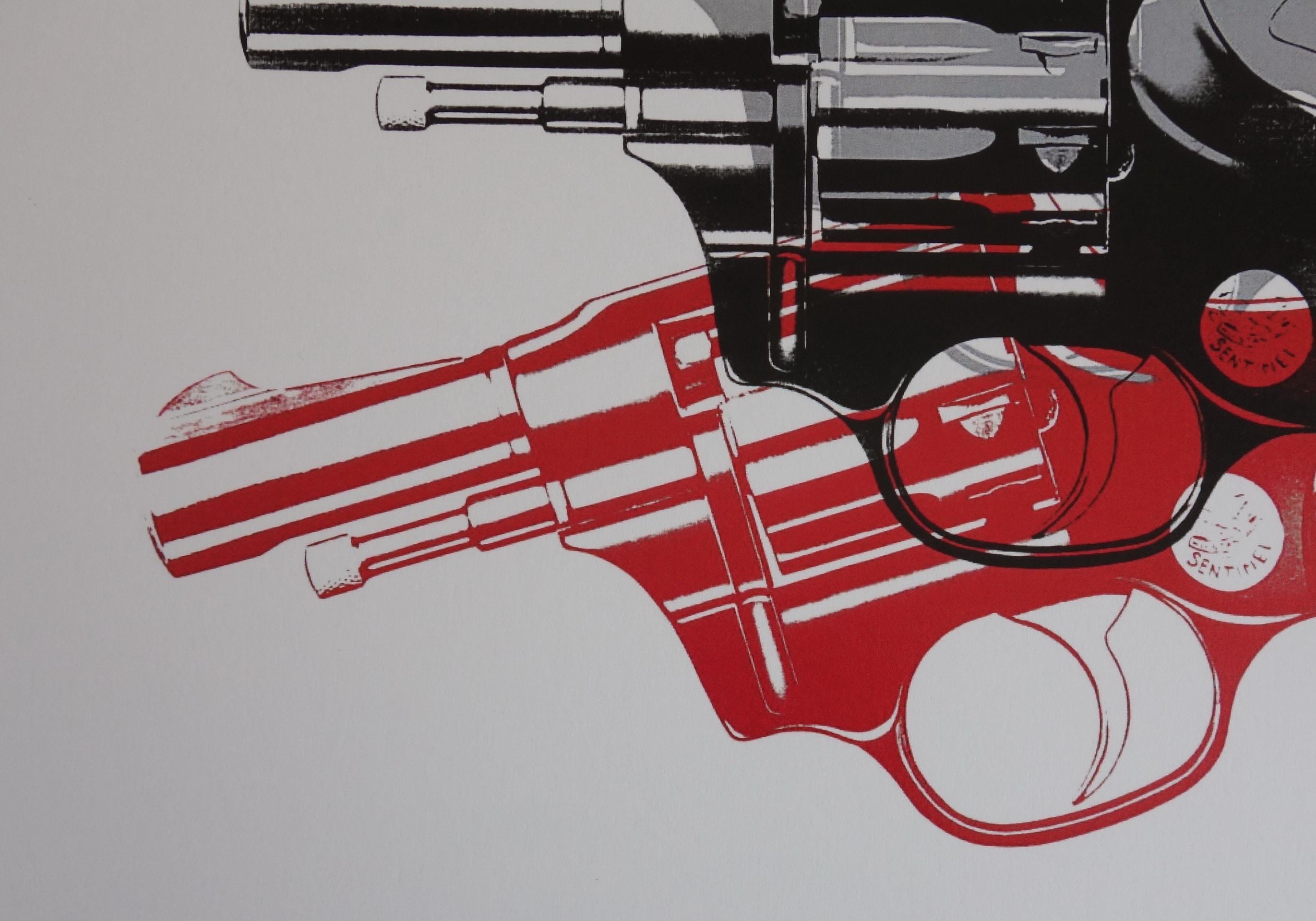 Fine Pop Art Limited Edition Trial Print – Gun Series, Andy Warhol
