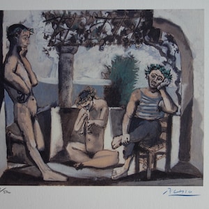 Fine Cubist limited edition print, Pablo Picasso, hand signed & hand numbered